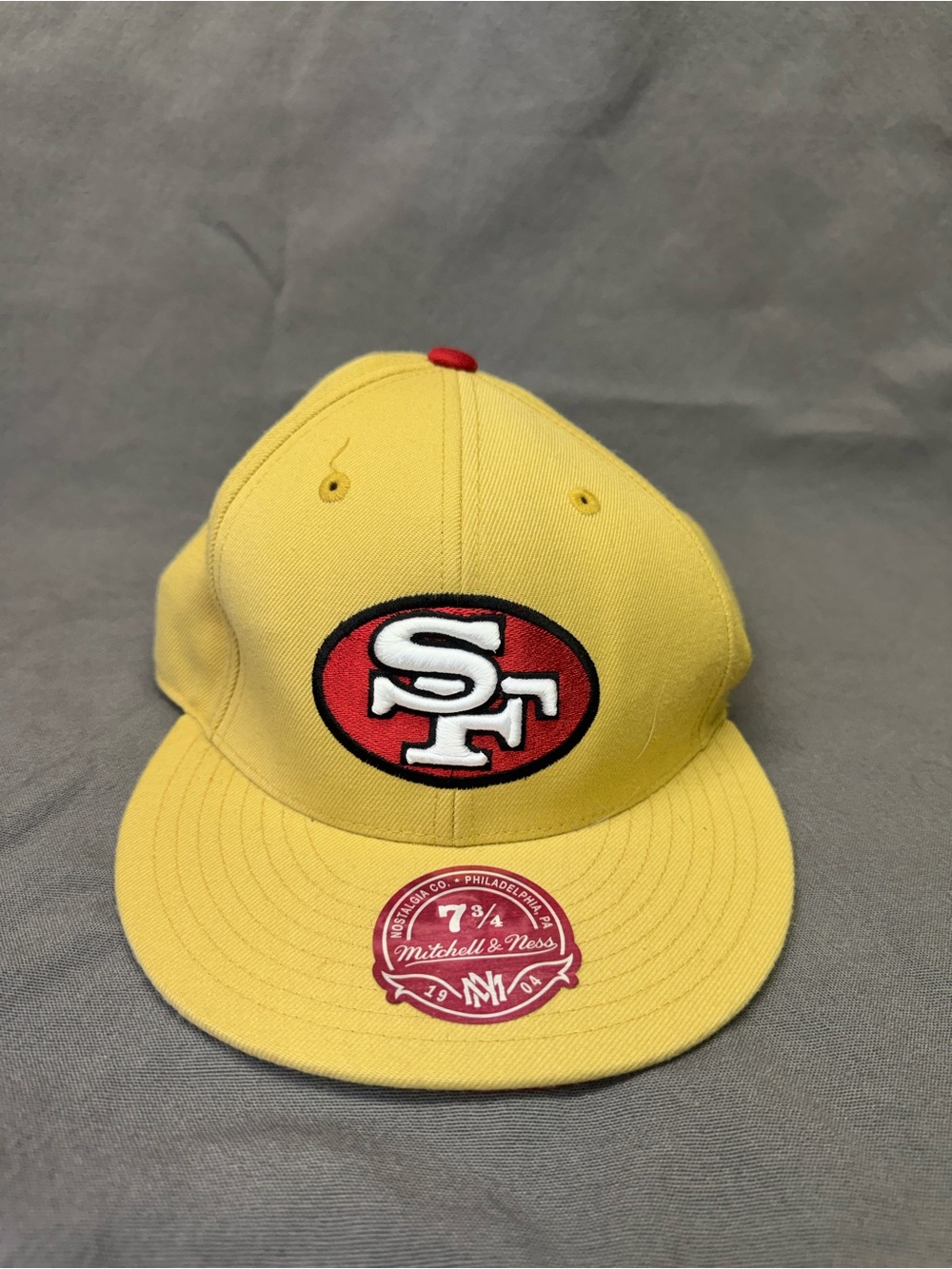 NWT San Francisco 49ers NFL  59FIFTY Mitchell & Ness Size 7 3/4